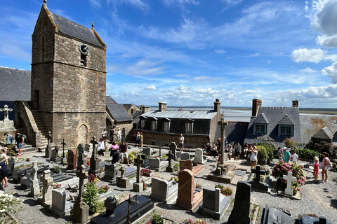 Paryż: Mont Saint-Michel i plaża Omaha - 1-dniowa wycieczkaz biletem do opactwa St Michel´s