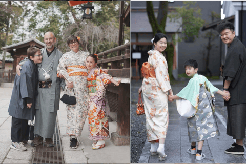 Kioto: 1 Día: Experiencia de Alquiler de Kimonos Tradicionales Japoneses