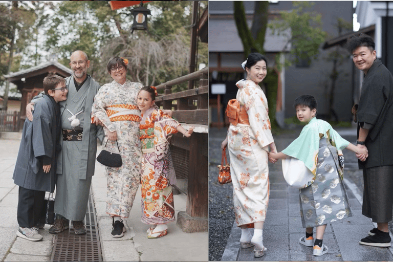 Kioto: 1 Día: Experiencia de Alquiler de Kimonos Tradicionales Japoneses