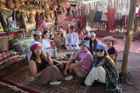 Shared Wahiba Desert Tour with Wadi, Cave, Bedouin & Sunset