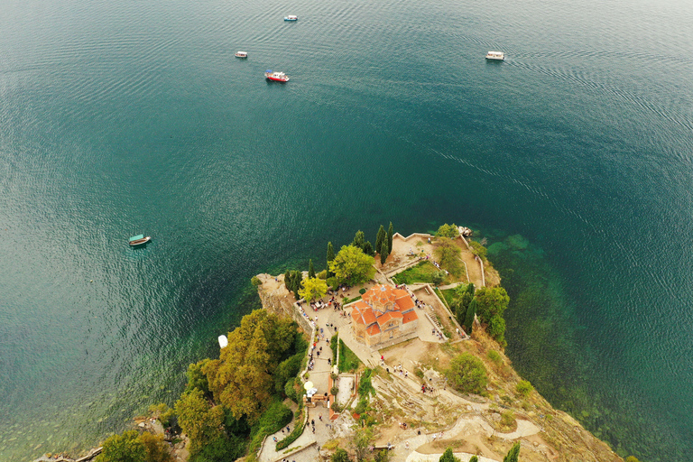 Ohrid: Lake Ohrid Full-Day Boat Tour with Swimming