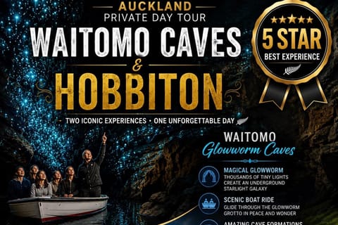 Auckland: Hobbiton & Waitomo Private Tour with Hotel Pickup - Image 2