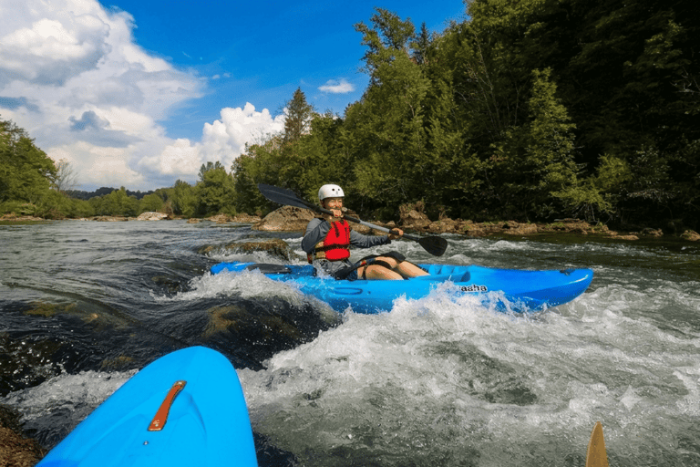 Bled: Canyoning & Kayaking Combo with Free Photos & Videos