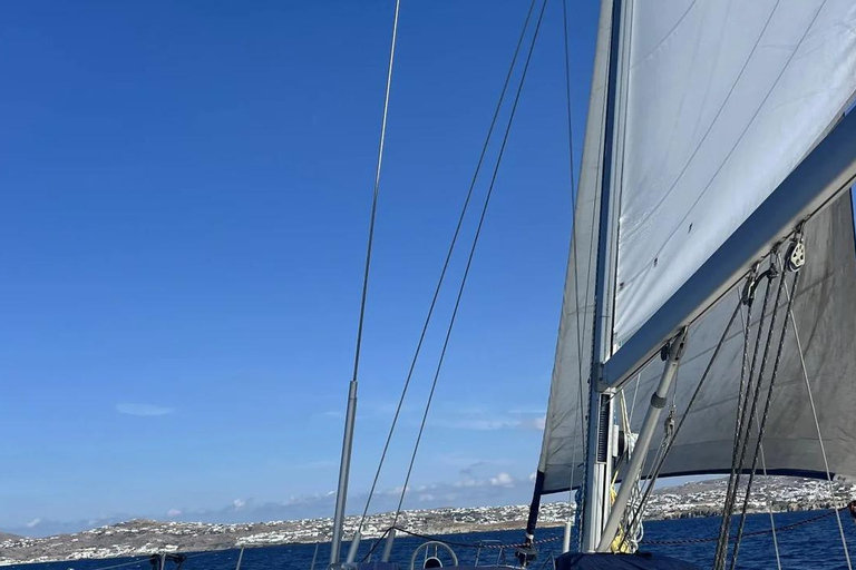 Mykonos: South Coast Yacht Cruise with Snacks & Drinks