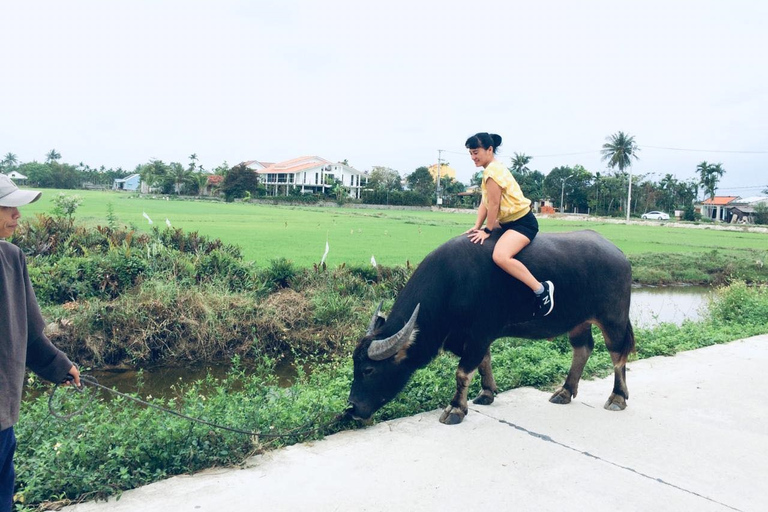 Paardrijden waterbuffel Hoi An privé fietstour