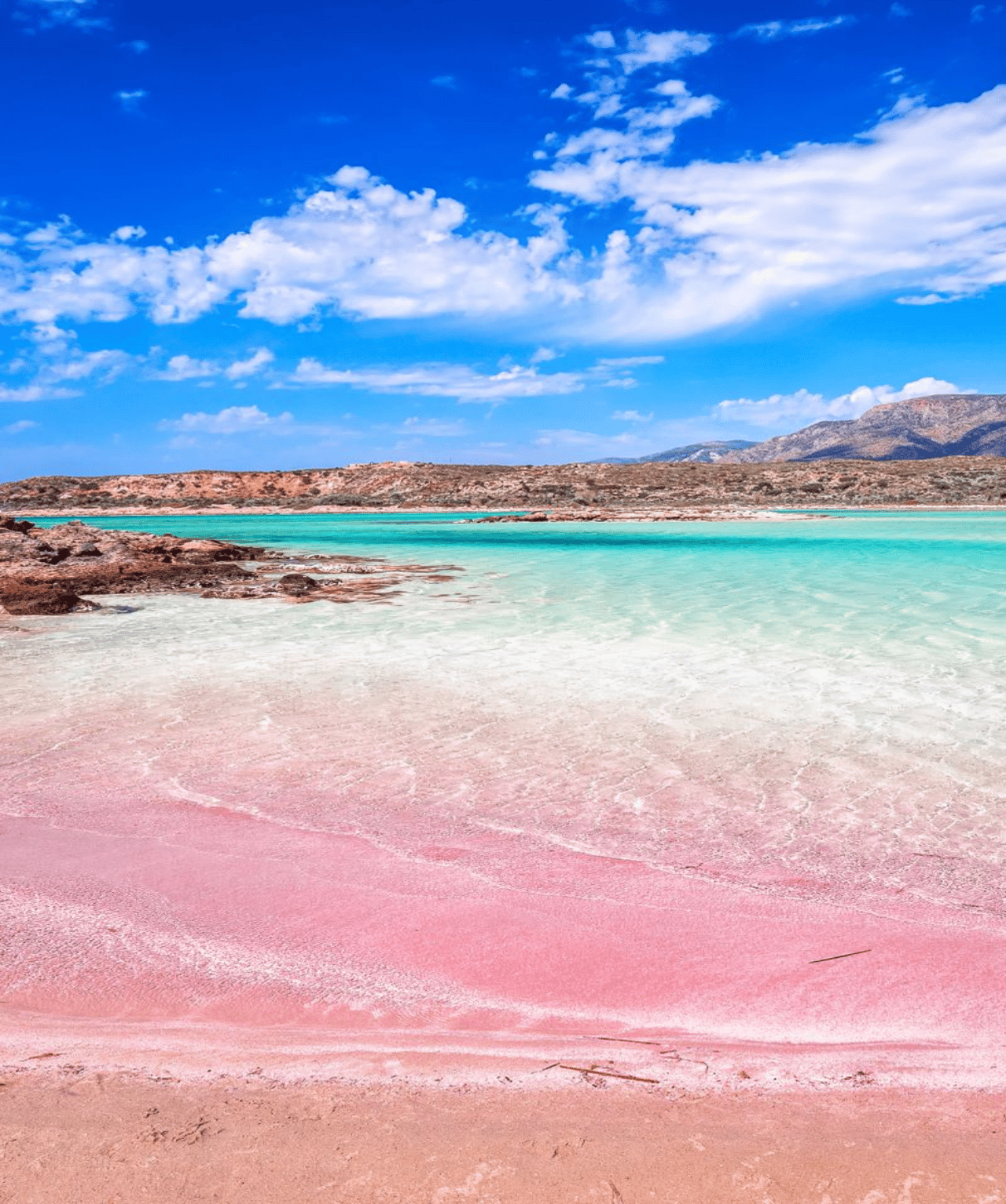 Von Chania: Tagestour zum rosa Sandstrand von Elafonisi – Halt in Elos
