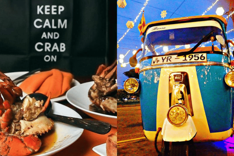 Ministère du crabe - Repas à trois plats avec visite en tuk-tuk de Colombo