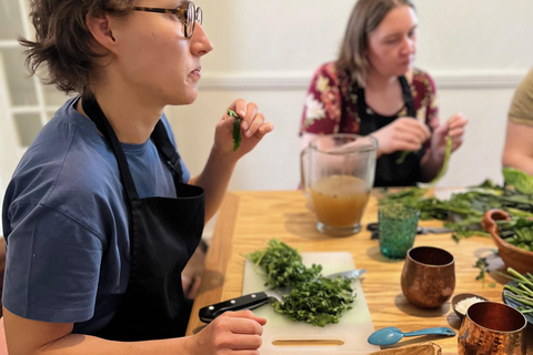 Mexico City: Salsa and Tortilla-Making Class with Drinks Rooftop artist's studio class