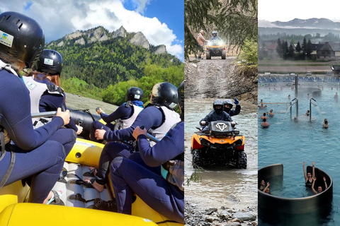 From Krakow: Rafting, Off-road Zakopane & Thermal Baths Tour Krakow: Pontoon Rafting, Quad Bikes and Thermal Baths