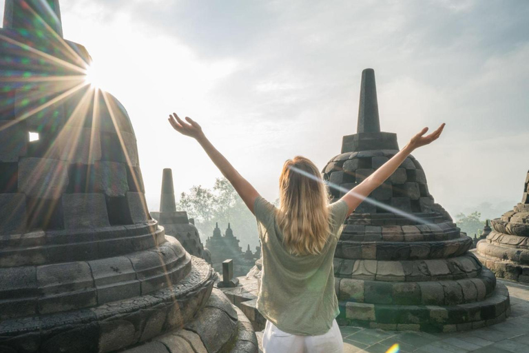 Borobudur Temple Structure Access Half-Day Tour with Guide Borobudur Temple Structure Access Half-Day Tour with Ticket