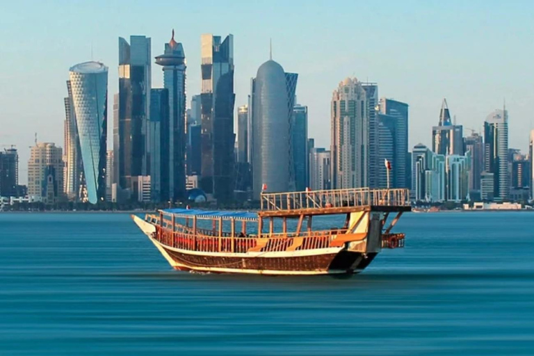 Doha: Evening Dhow Cruise with City Skyline Views