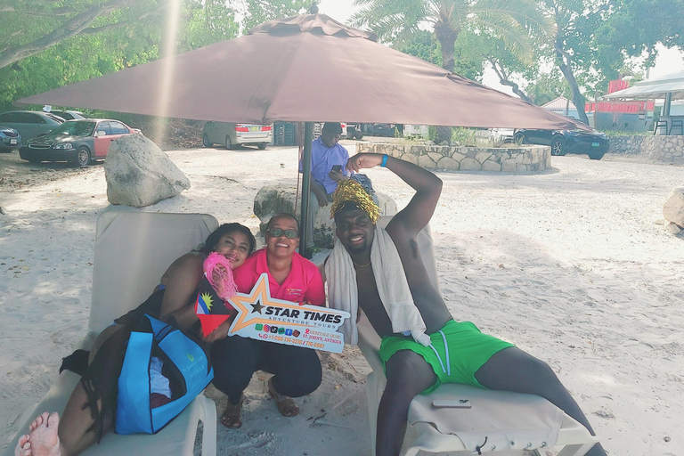 St. John's Laviscount Island Giant Tortoises &Long Bay Beach