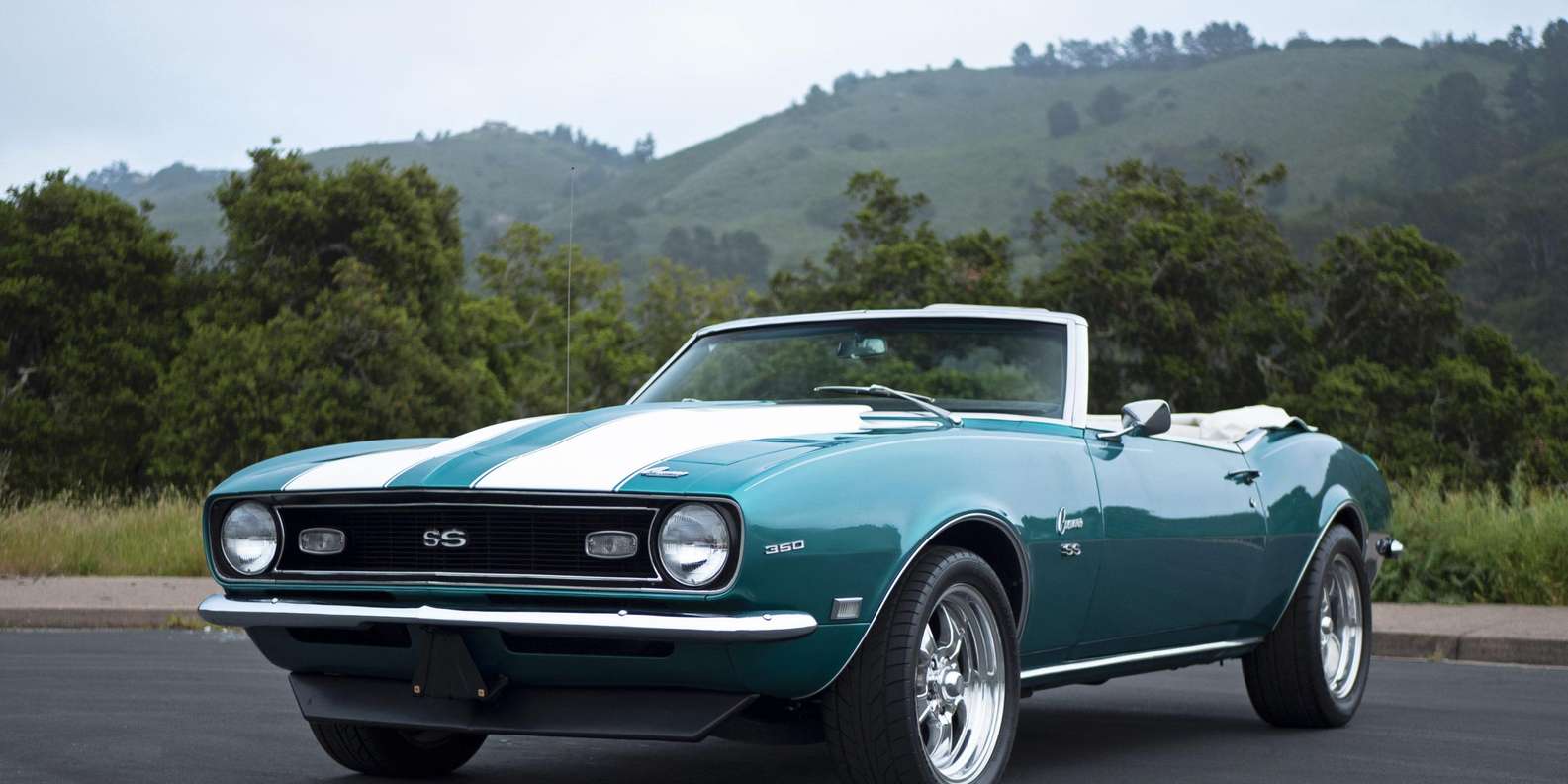 モントレー＆ビッグ・サー1968 Chevy Camaro SS Convertible レンタル