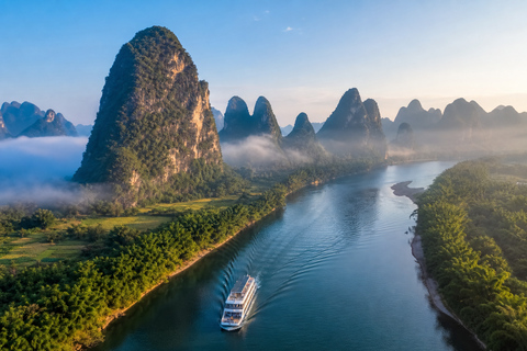 Guilin: Li River Cruise to Yangshuo with Optional Cave Tour 4-Star Cruise Ticket + Lunch + Pickup