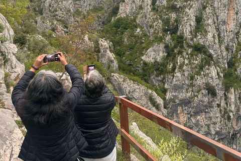 Berat: Osumi Canyon, Bogova Waterfall, & Rakia Village Tour