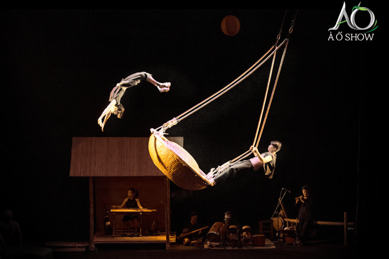 Ho Chi Minh City: AO Show Ticket & Panoramic Night Bus Tour Self-Guided Optional Without Pick-up, Drop-off