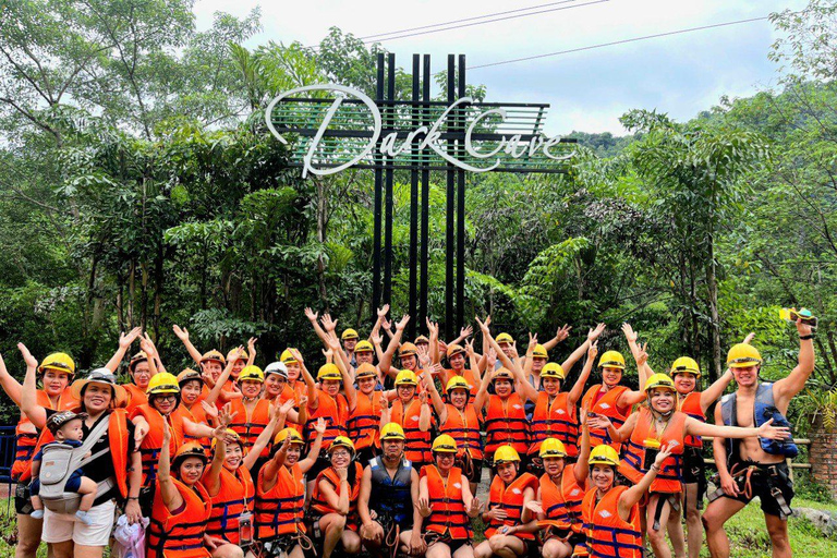 Phong Nha: Zipline Dark Cave & Paradise Cave Exploration Option 4: Full Adventure Experience - Drop-off in Hue