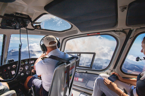 30 min Etna private helicopter tour from Fiumefreddo