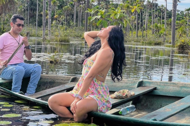 Puerto Maldonado : Coucher de soleil sur le lac Yacumama et pêche au piranha