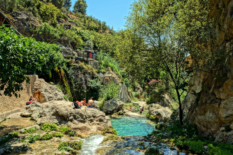 From Albir or Benidorm: Algar Waterfalls Day Trip From Benidorm with Gran Hotel Bali Meeting Point