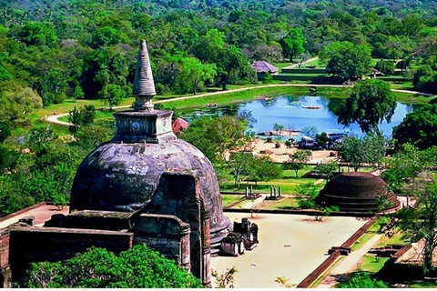 Från Colombo: Dagsutflykt med all inclusive till Sigiriya och Polonnaruwa