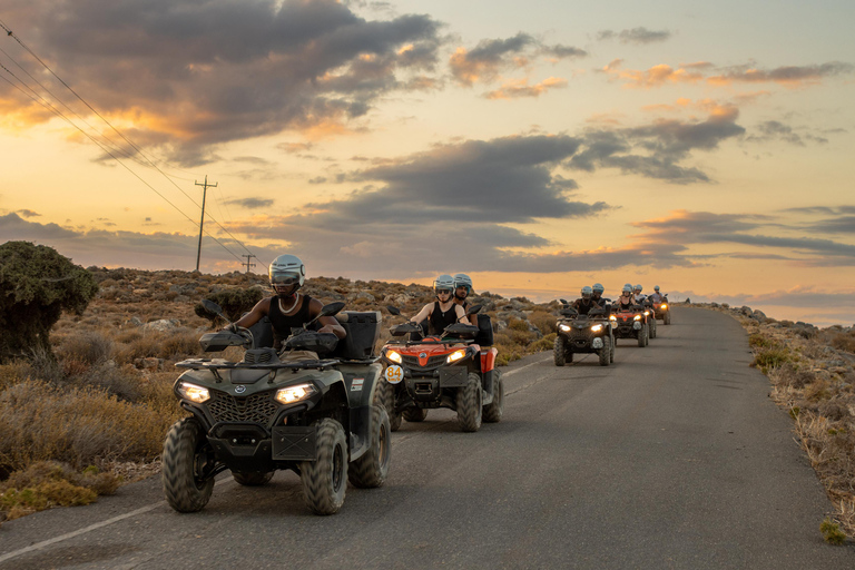 Au départ d&#039;Héraklion : Excursion en soirée en Crète sauvage en Quad Safari