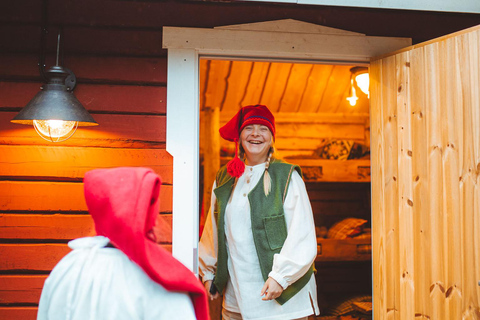 Rovaniemi: Reindeer Ride to Santa through the Magic Forest