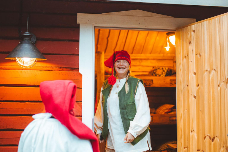 Rovaniemi: Reindeer Ride to Santa through the Magic Forest
