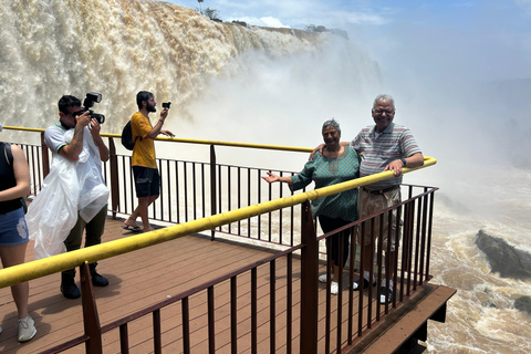 Visite privée des chutes d&#039;Iguaçu côté brésilien et argentin