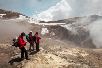 From Catania: Mt. Etna Half Day Morning Tour with Lunch