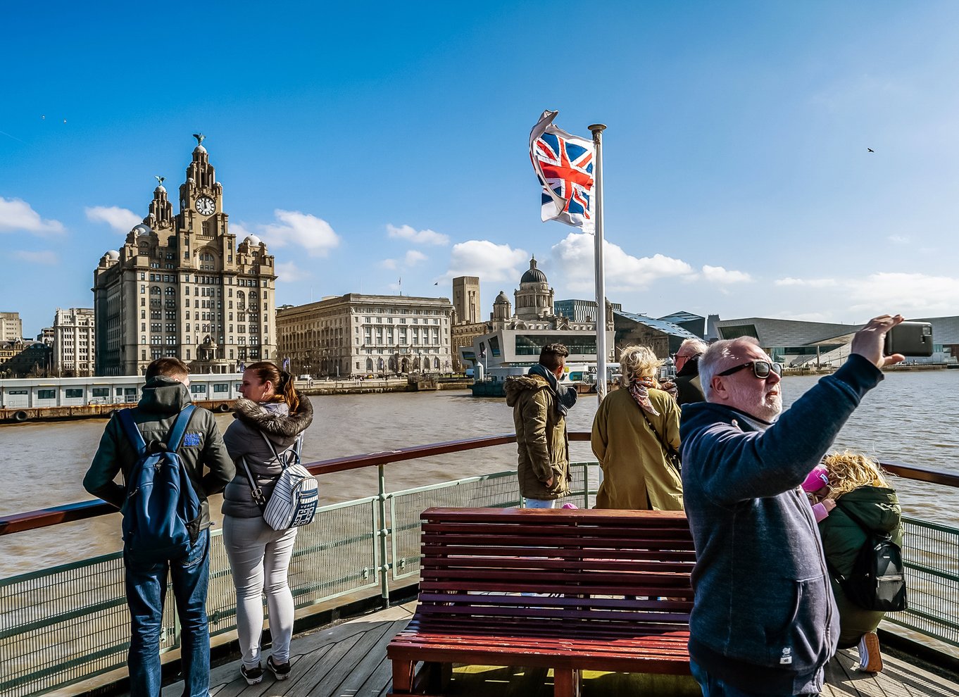 Liverpool: Sightseeing River Cruise på Mersey River