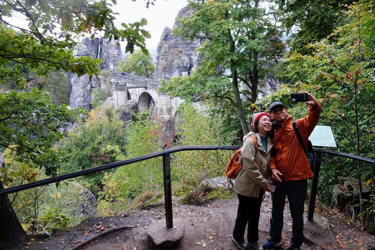 Scenic Bastei Bridge with Boat Tour & Lunch from Dresden Private Tailored Tour