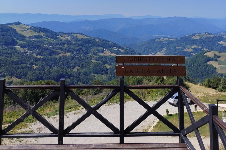 From Belgrade Private Tour: Drina River, Tara, Skywalk view