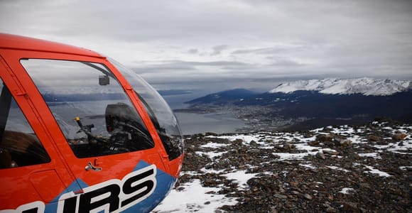 Ushuaia: vuelo en helicóptero sobre los Andes y el canal Beagle