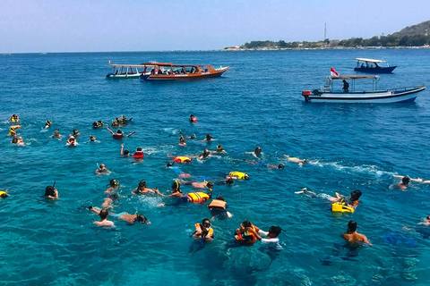 Snorkeling di gruppo privato alle 3 isole Gili da Gili Trawangan