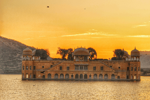 Desde Delhi: Visita guiada de un día a la ciudad rosa de JaipurVisita a Jaipur con Conductor, Taxi, Guía y Entradas a Monumentos