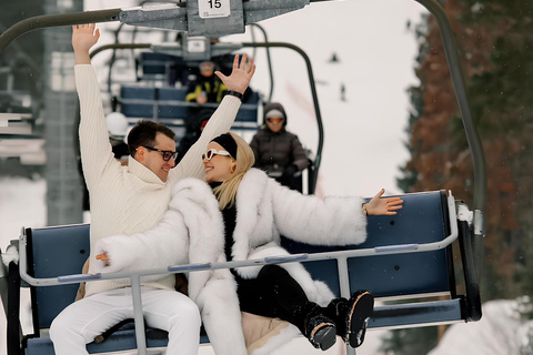 Courchevel: Narciarska sesja zdjęciowa na stoku