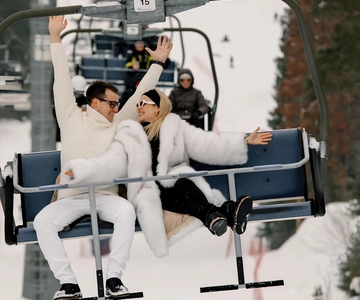 Courchevel: Sessão fotográfica de esqui nas pistas