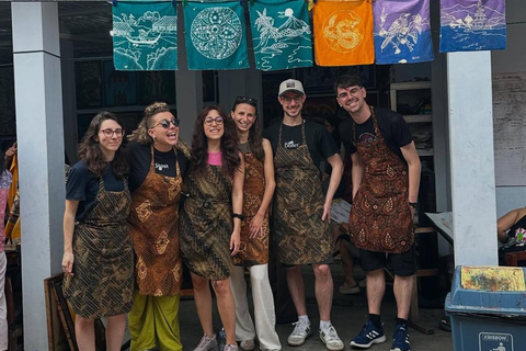 Cycling to Plaosan Temple, local Industry & Batik Art Tour