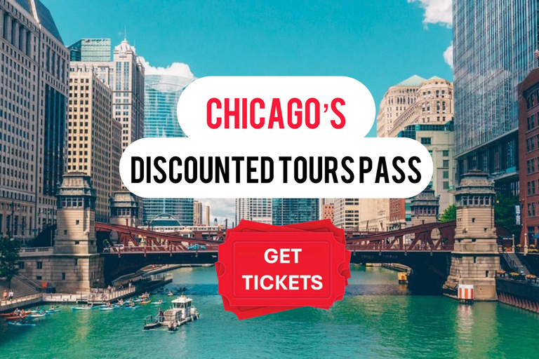 Pase turístico con descuento de Chicago con hasta 5 visitas guiadasPase de 2 visitas