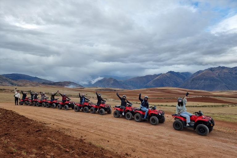 Depuis Cusco : Excursion en quad à Moray et aux mines de selRider partagé : 02 personnes en quad