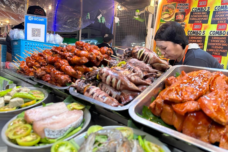 Mercado nocturno y tour gastronómico callejero de Ugbo Manila