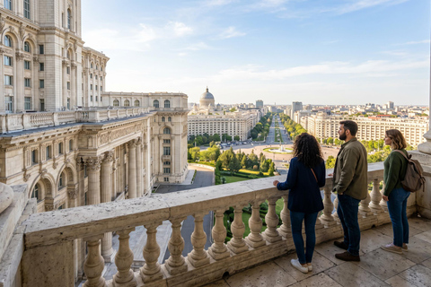 Bucharest's Palaces: Parliament, Ceaușescu & Village Museum COACH TOUR Audio guide in 24 languages