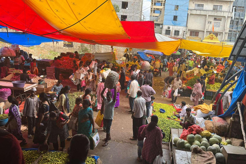 Bangalore: Full-Day Sightseeing Tours with Meal & AC vehicle Bangalore Private Heritage Walk + Home Cooking Class