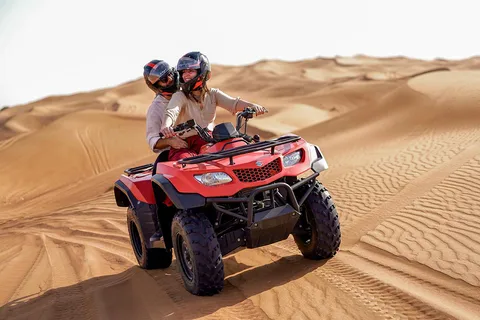 Dubaï : quad et VTT, désert de dunes rouges et aventure safari