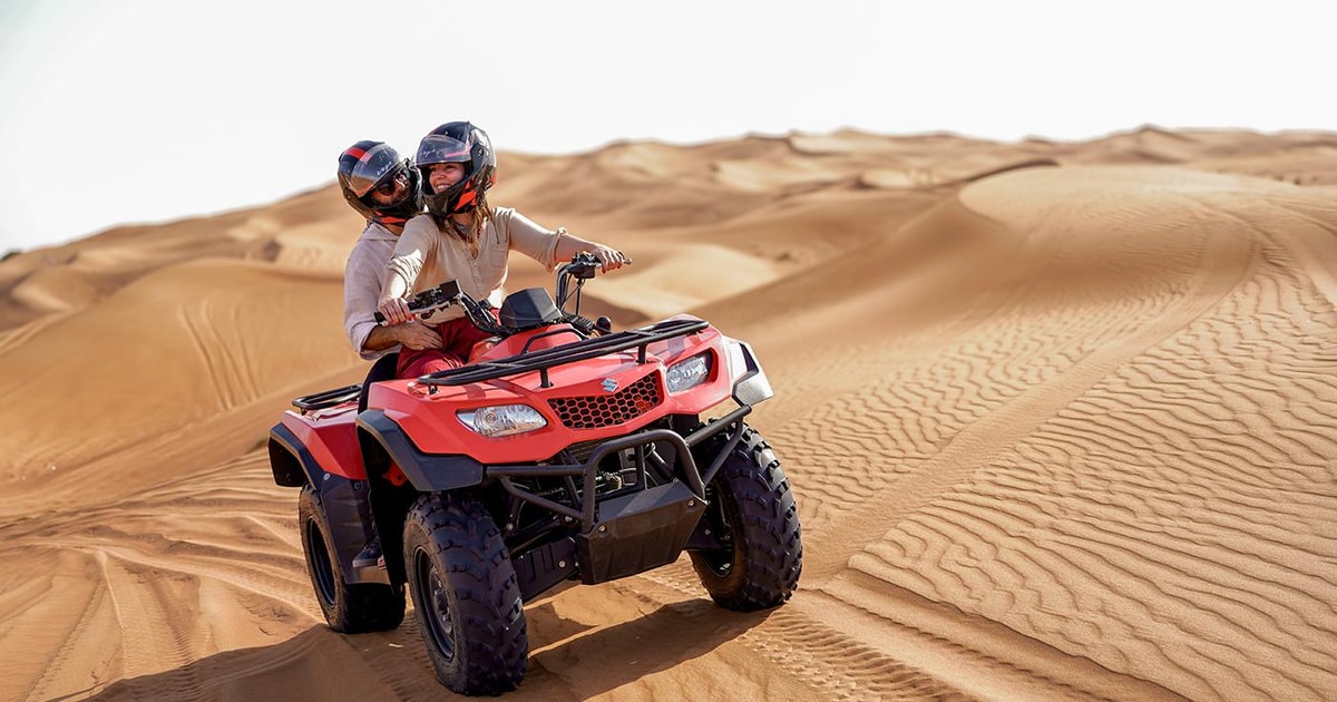 Dubai Atv Riding Dubái: aventura en quad y quad, desierto de dunas rojas y safari ...
