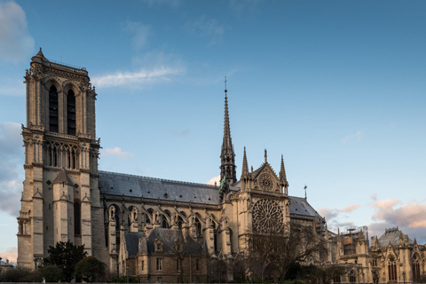 Notre Dame Paris outdoor Walking Tour with Crypt Entry.