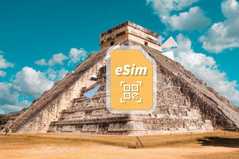 Mexique : eSIM eSim Mobile Roaming Data Plan2GB/7 jours