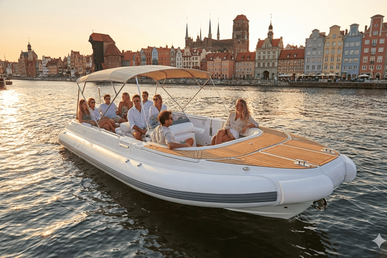 Gdańsk: Prosecco Boat Cruise with Drinks and Music
