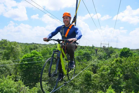 Riviera Maya: Sky Trail, Ziplines, and Bungee Swing